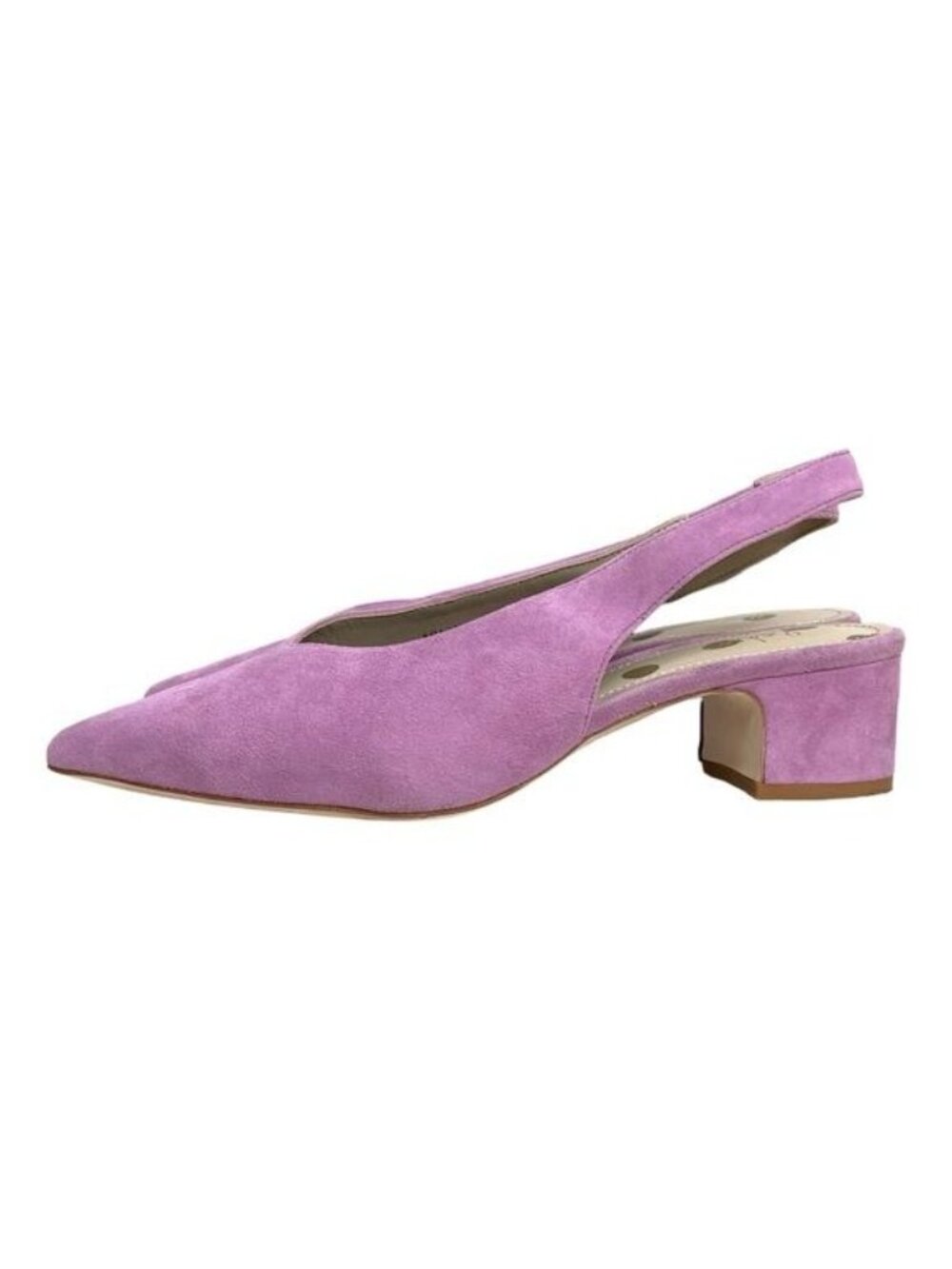 Boden Happy Heels Suede Pointed Toe Mid Heel Sling Back Pumps for Women Size 9 - Picture 4 of 11